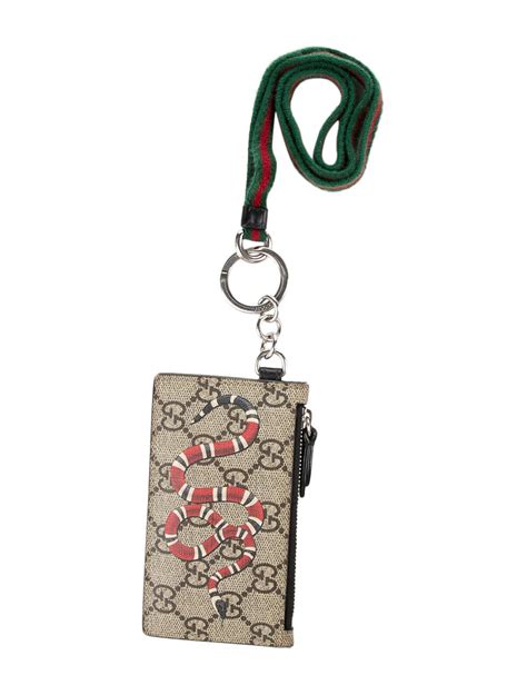 lanyard wallet gucci|Gucci keyrings for women.